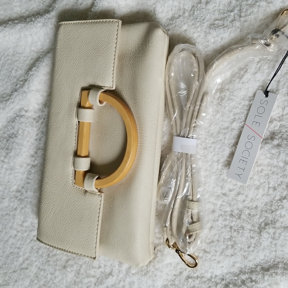 Sole Society clutch/transitional crossbody bag.